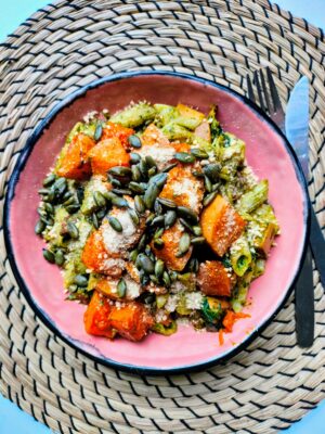 Pasta pesto - winterversie